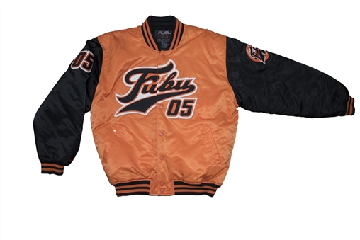 Michael Jacksons Personally Owned and Worn Fubu Classic Designs Black and Orange Nylon Jacket (Manager LOA)